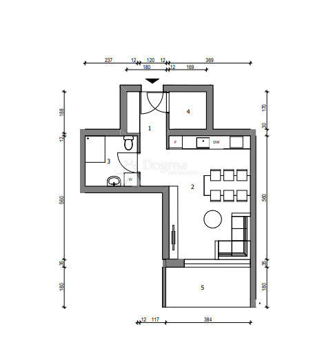 Stanovanje Sloboština, Novi Zagreb - Istok, 80,72m2