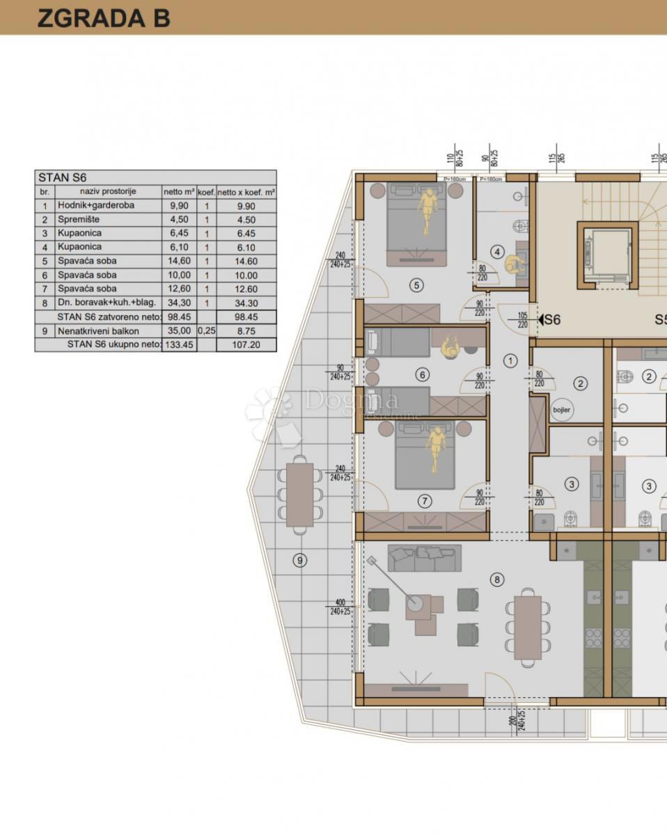 Stanovanje Pješčana Uvala, Medulin, 150,07m2