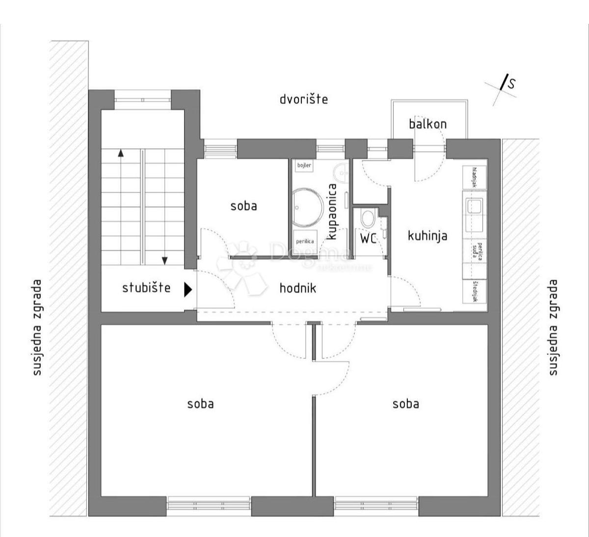 Stanovanje Maksimir, 74m2