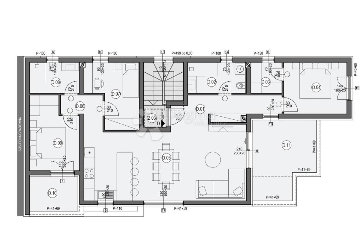 Stanovanje Valmade, Pula, 50,91m2