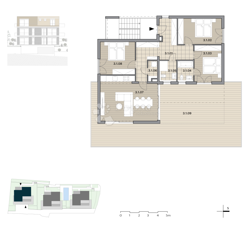 RAŽANJ - VRHUNSKI PROJEKT! ČUDOVIT POGLED NA MORJE