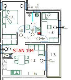 Stanovanje Centar, Pula, 58,65m2
