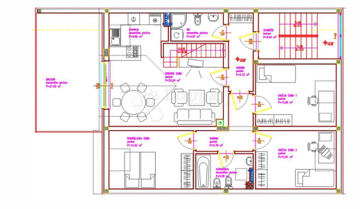 Stanovanje Prečko, Trešnjevka - Jug, 182,14m2