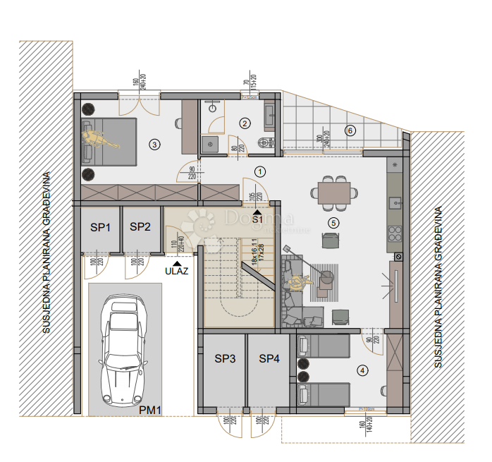 Stanovanje Centar, Pula, 77,88m2