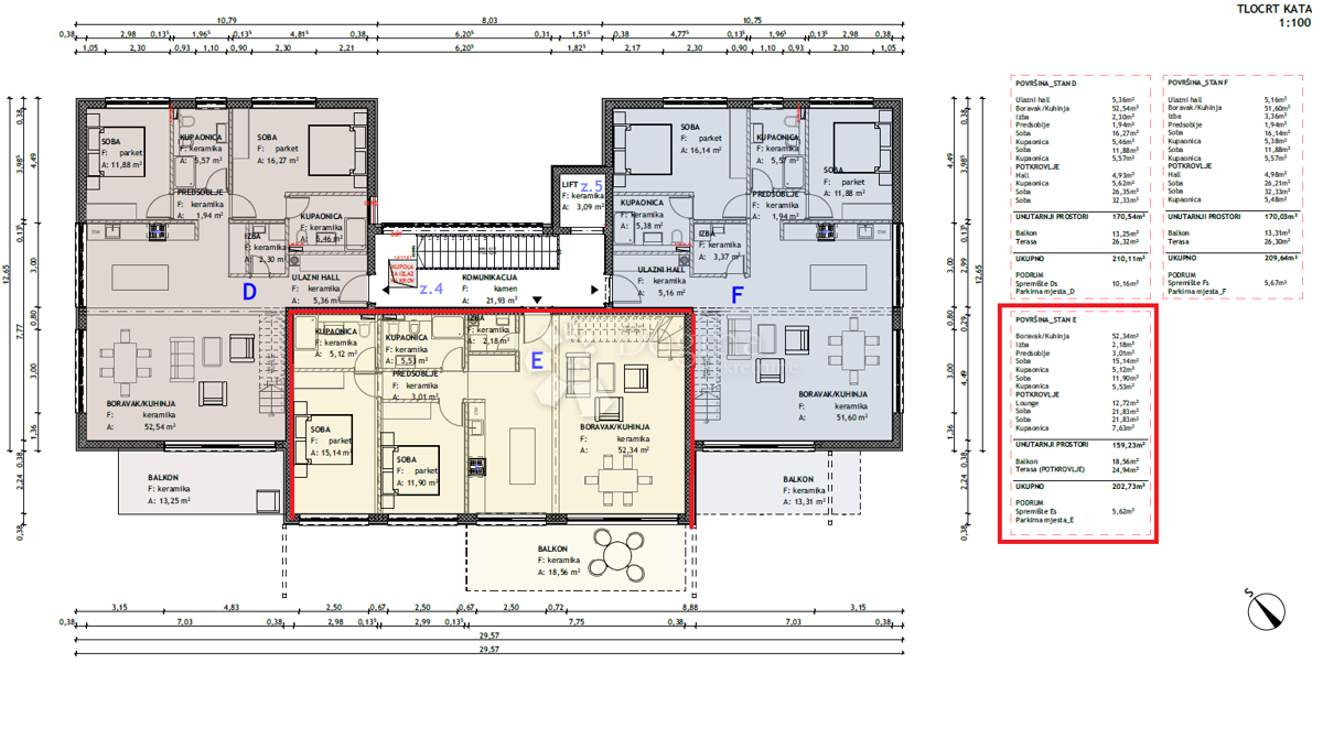 Stanovanje Rovinj, 113,90m2