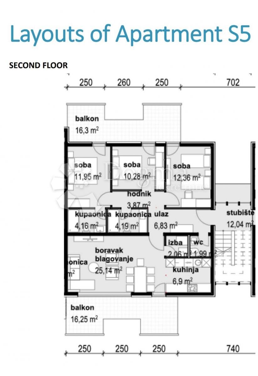 Apartma Privlaka, 206,35m2