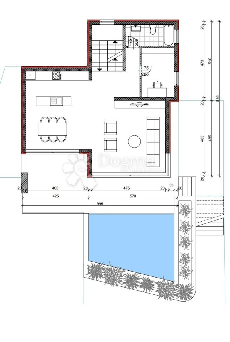 Hiša Gornja Brela, Brela, 268,20m2