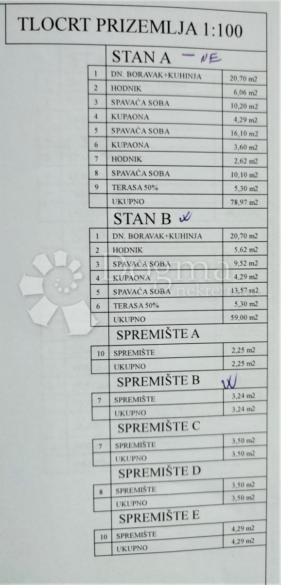 Stanovanje Žbandaj, Poreč, 62,24m2