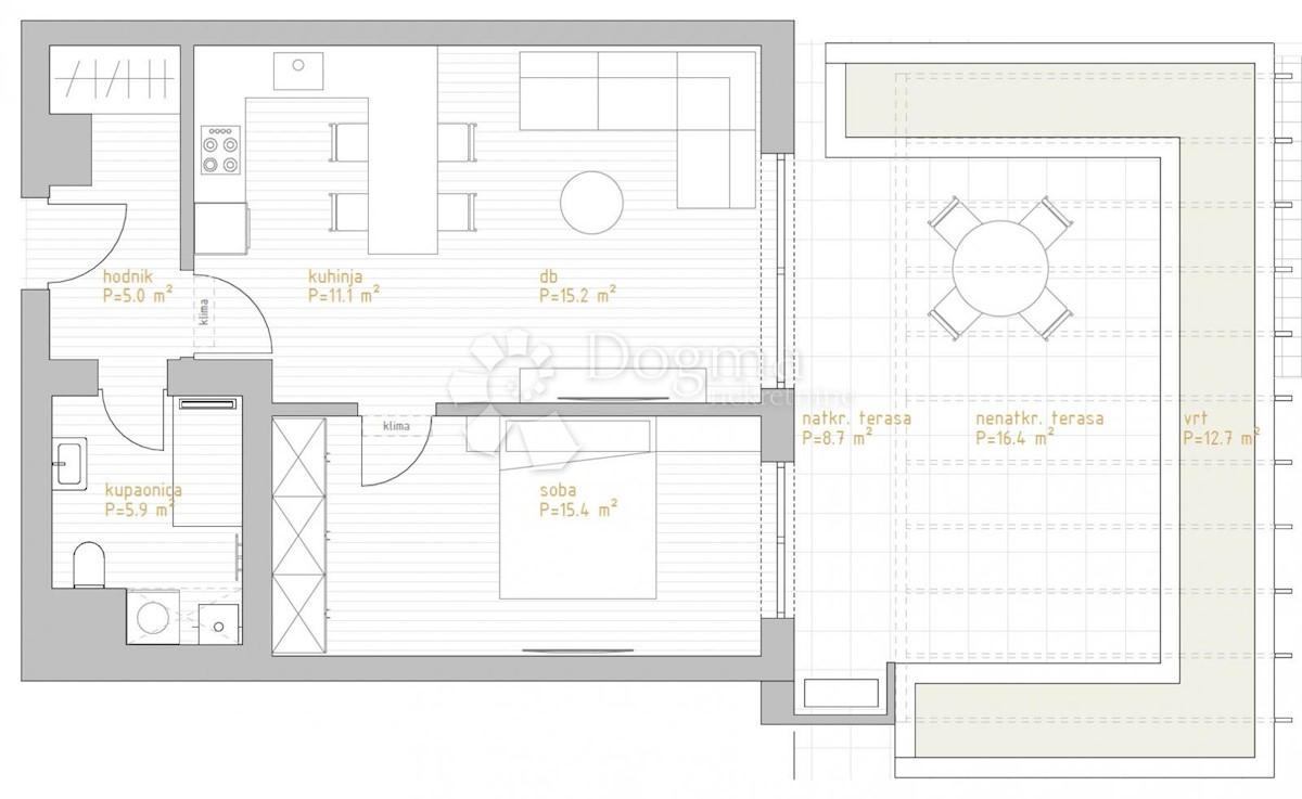 Stanovanje Zamet, Rijeka, 145,90m2