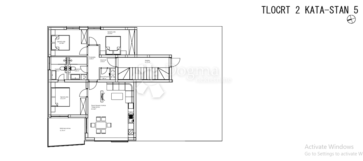 Stanovanje Privlaka, 132,28m2