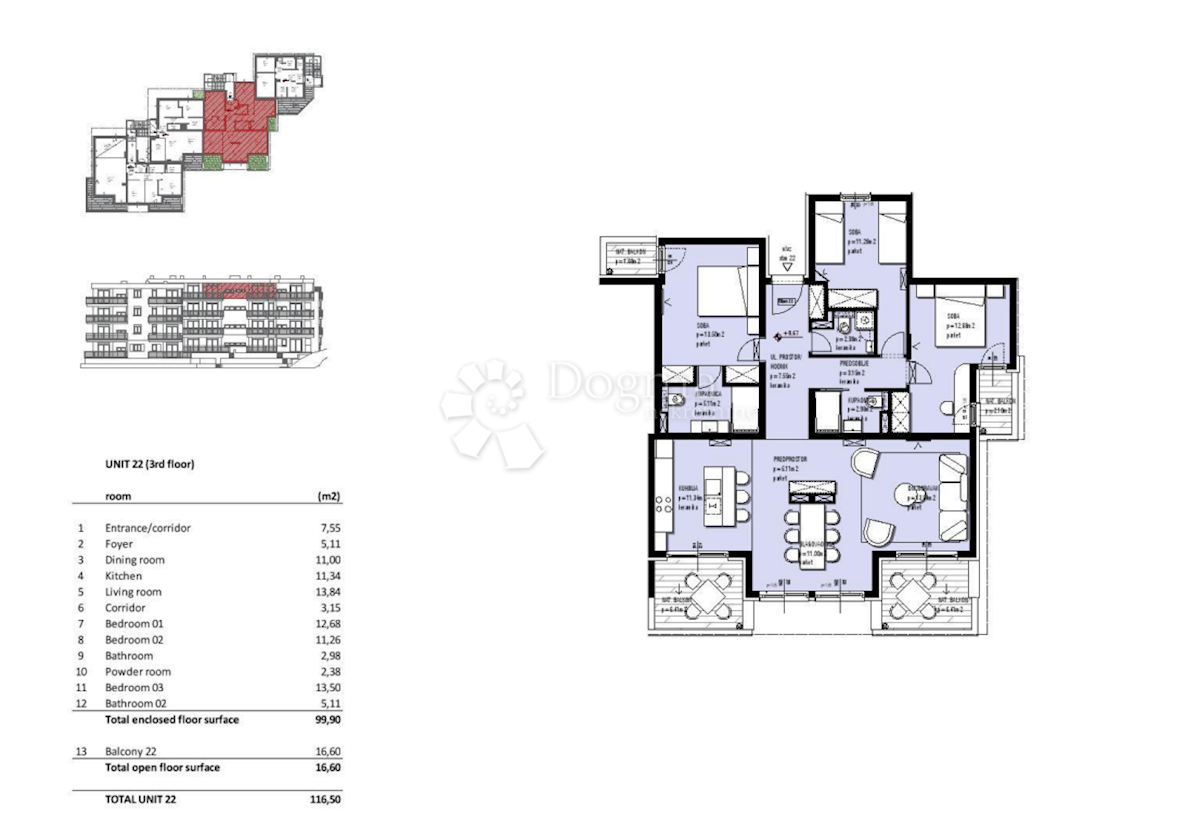 Stanovanje Seget Vranjica, Seget, 45,80m2