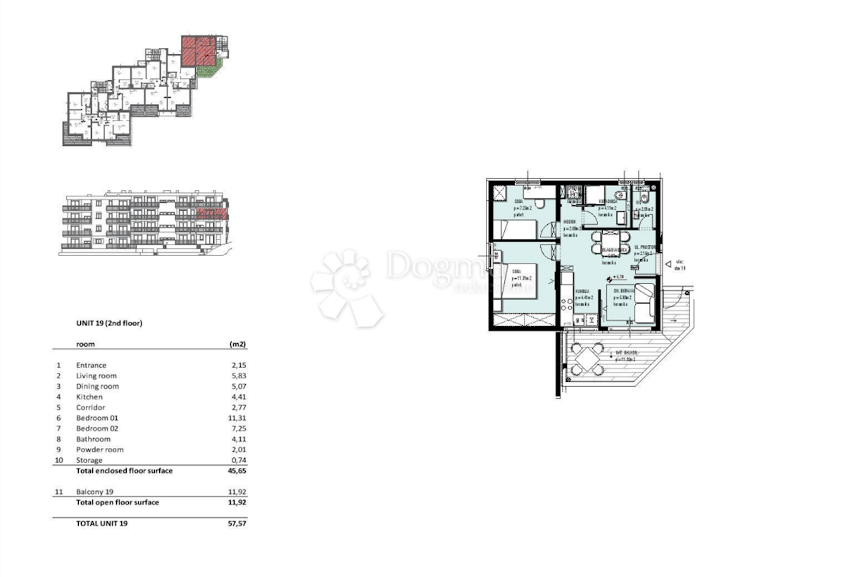 Stanovanje Seget Vranjica, Seget, 45,80m2