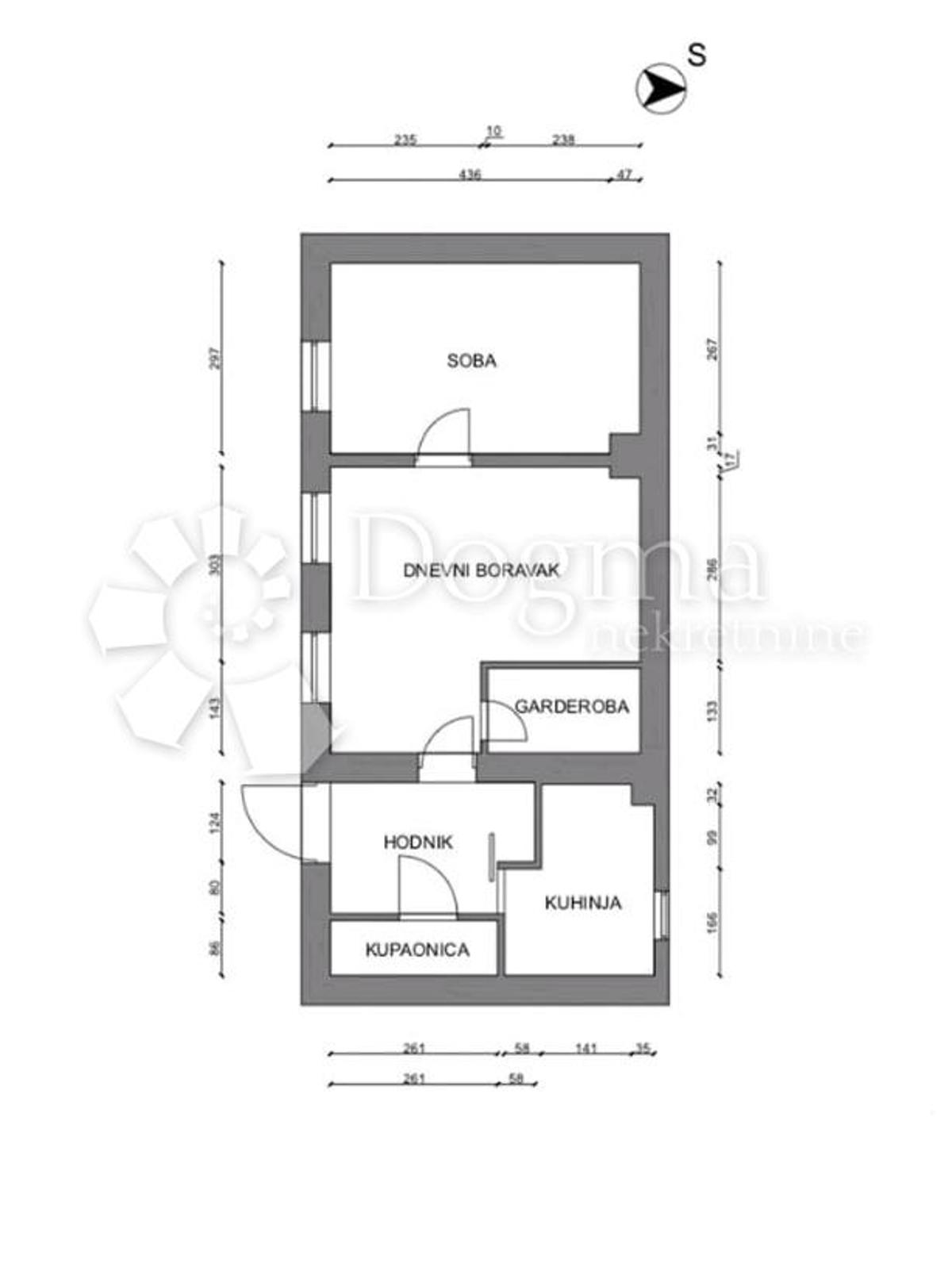 Stanovanje Centar, Gornji Grad - Medveščak, 50,82m2