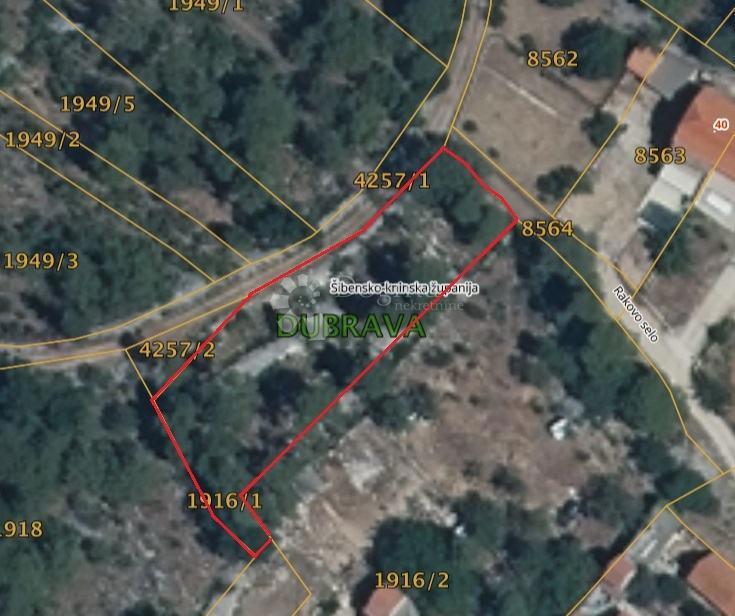 Zemljišče Dubrava Kod Šibenika, Šibenik - Okolica, 1.204m2