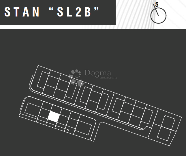 Stanovanje Štinjan, Pula, 57,13m2