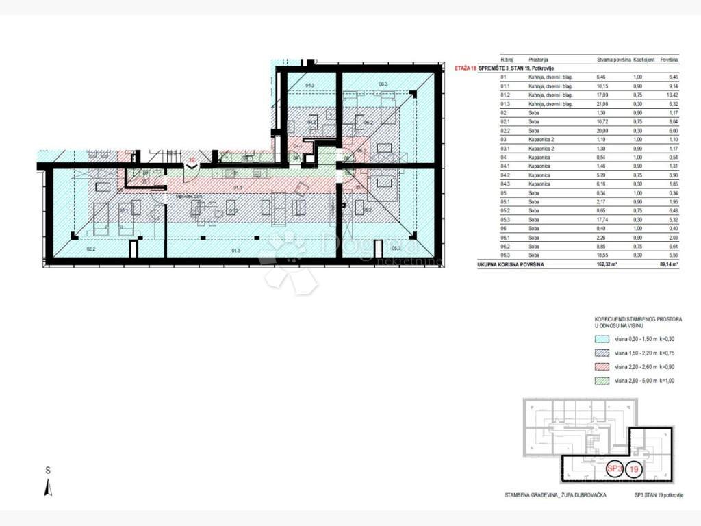 Stanovanje Čibača, Župa Dubrovačka, 71,47m2