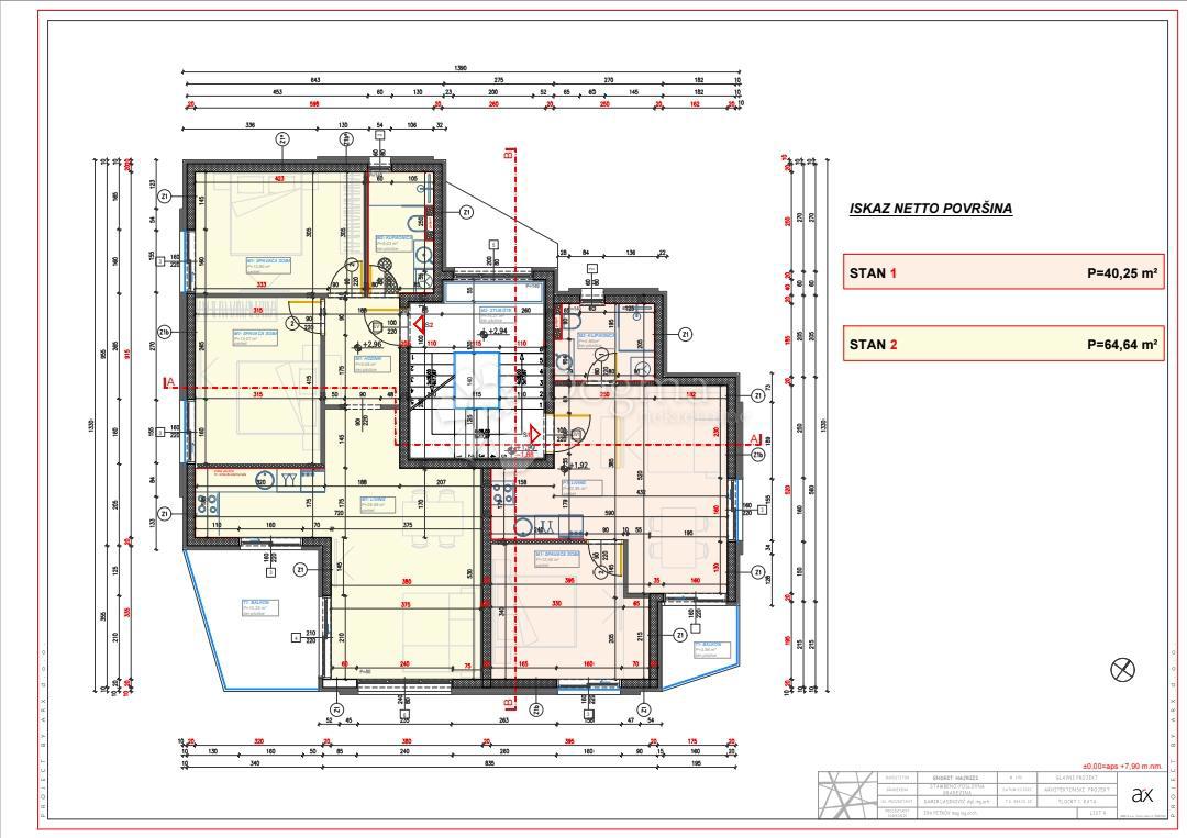 Stanovanje Brodarica, Šibenik - Okolica, 72,27m2