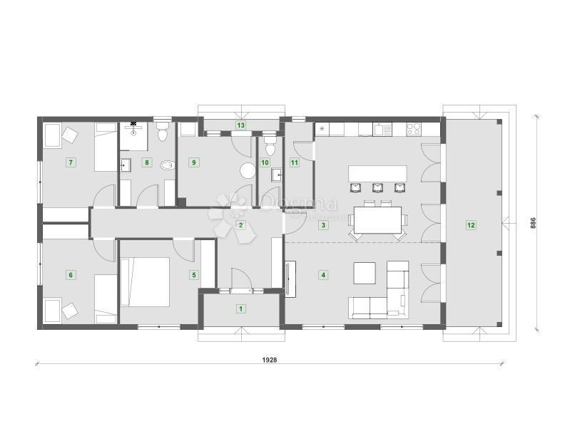 Hiša Centar, Varaždin, 169,51m2