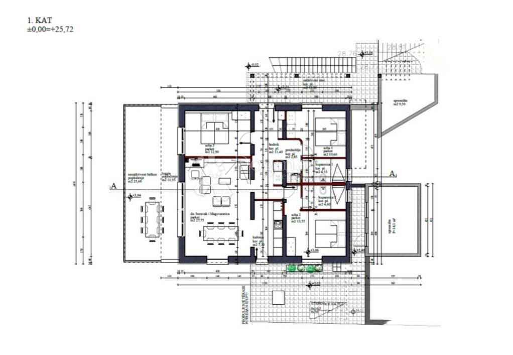 Stanovanje Čiovo, Trogir, 143,26m2