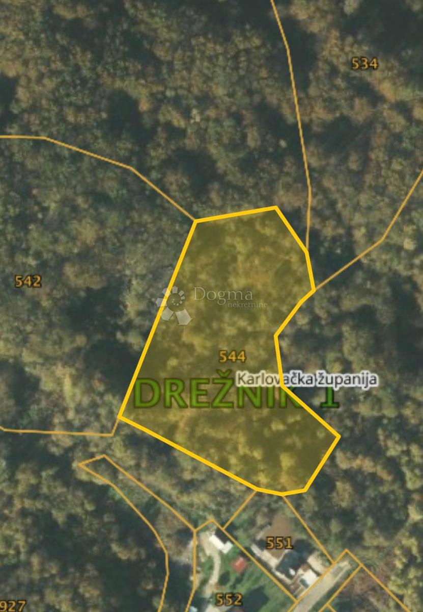 Zazidljivo zemljišče Drežnik Grad, Rakovica, 7.739m2