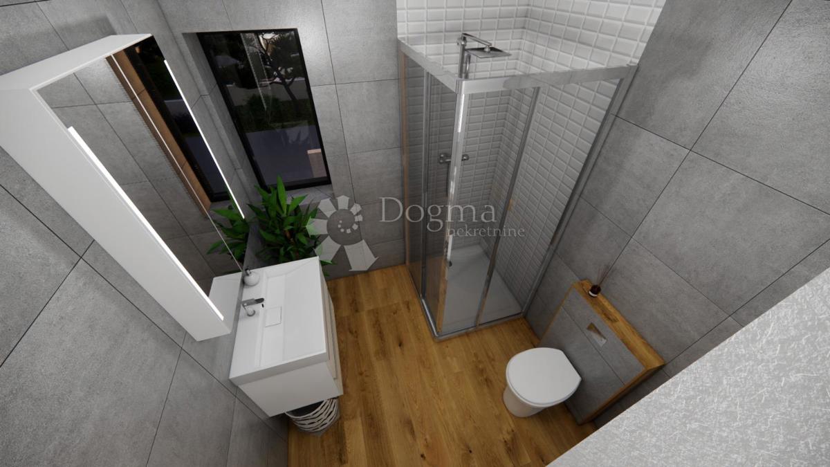 Vila z bazenom, Rtina – projekt z dovoljenjem