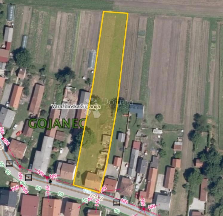 Zazidljivo zemljišče Gojanec, Varaždin - Okolica, 2.538m2