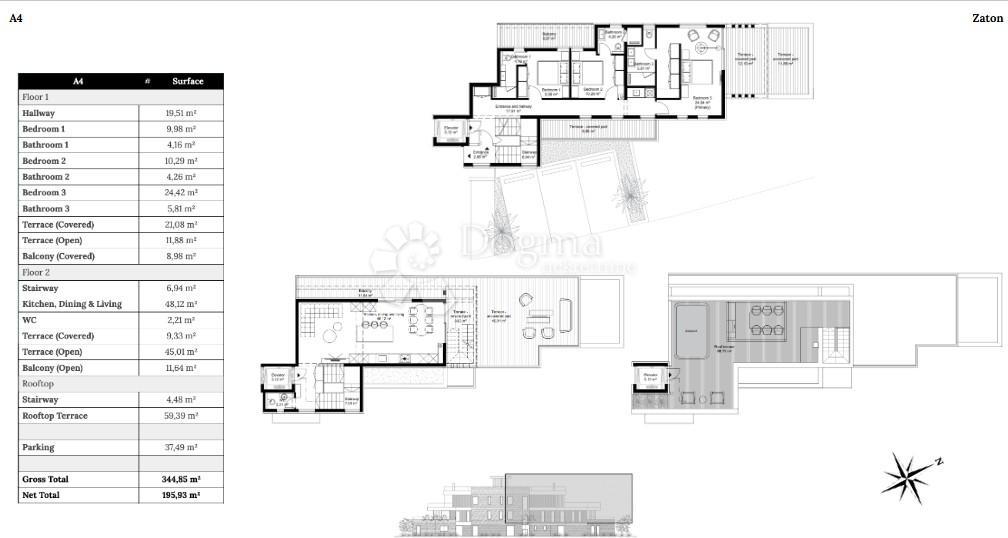Apartma Zaton, Nin, 191,10m2