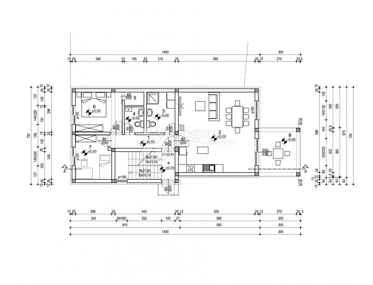 Stanovanje Gaišće, Sesvete, 78,51m2