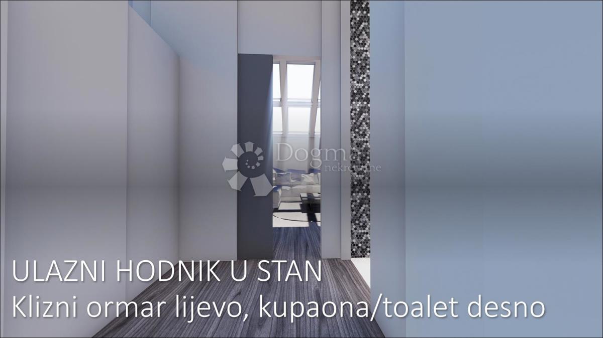 Luksuzno dvonadstropno podstrešje v središču Zagreba