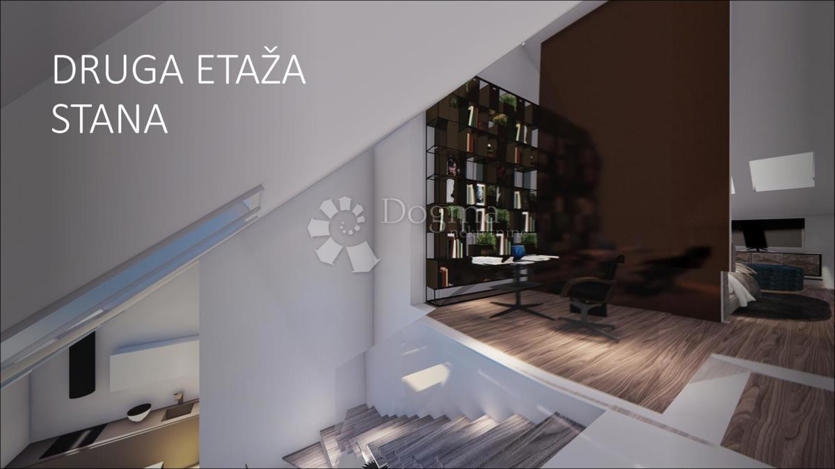 Luksuzno dvonadstropno podstrešje v središču Zagreba