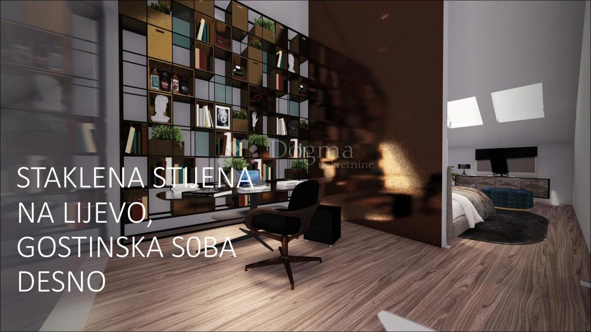 Luksuzno dvonadstropno podstrešje v središču Zagreba