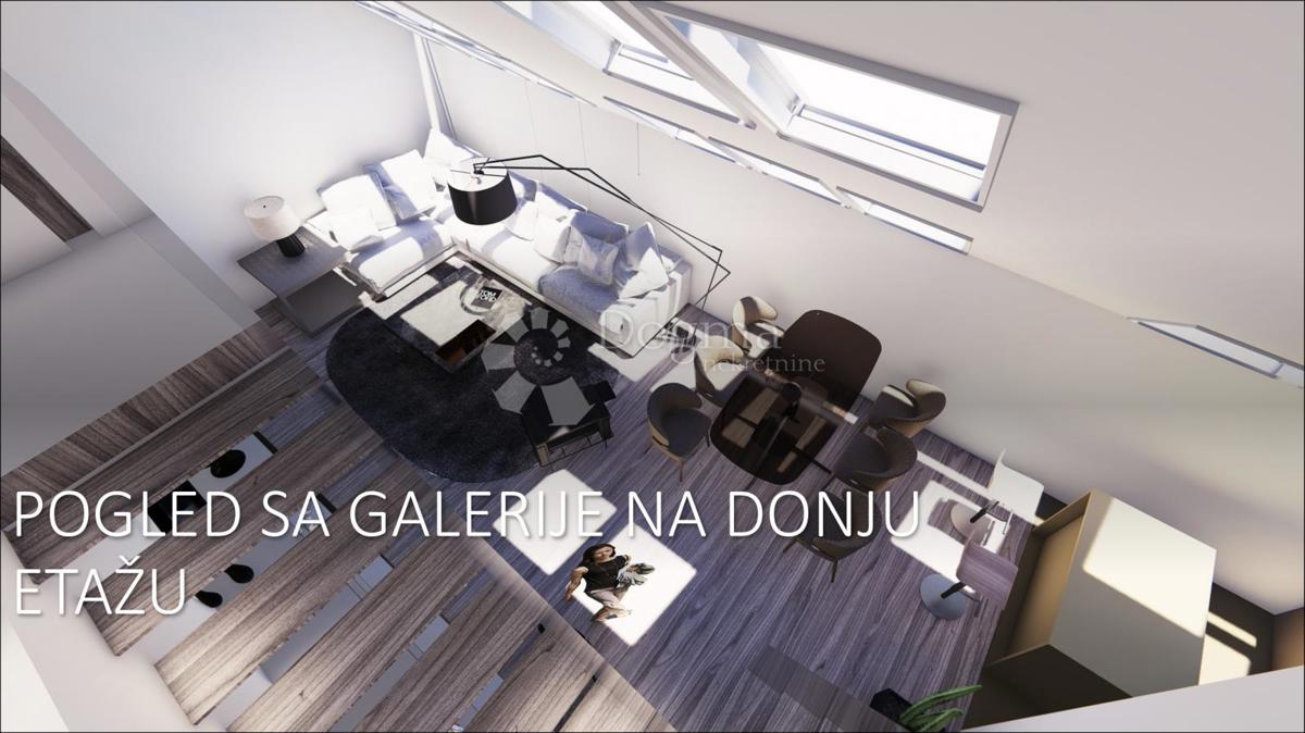 Luksuzno dvonadstropno podstrešje v središču Zagreba