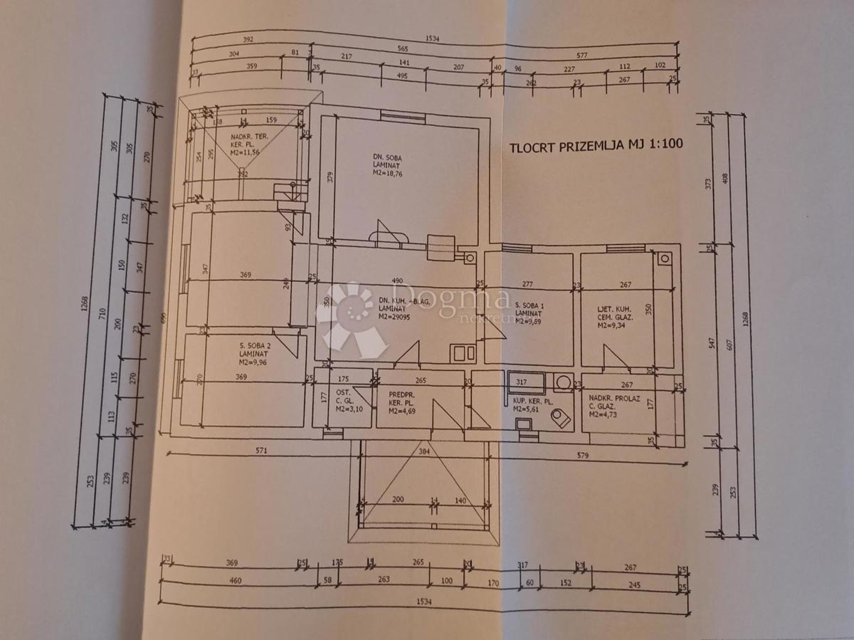 Hiša Vojišnica, Vojnić, 125m2