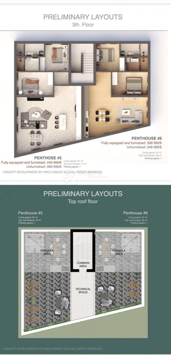 Stanovanje Pakoštane, 81m2