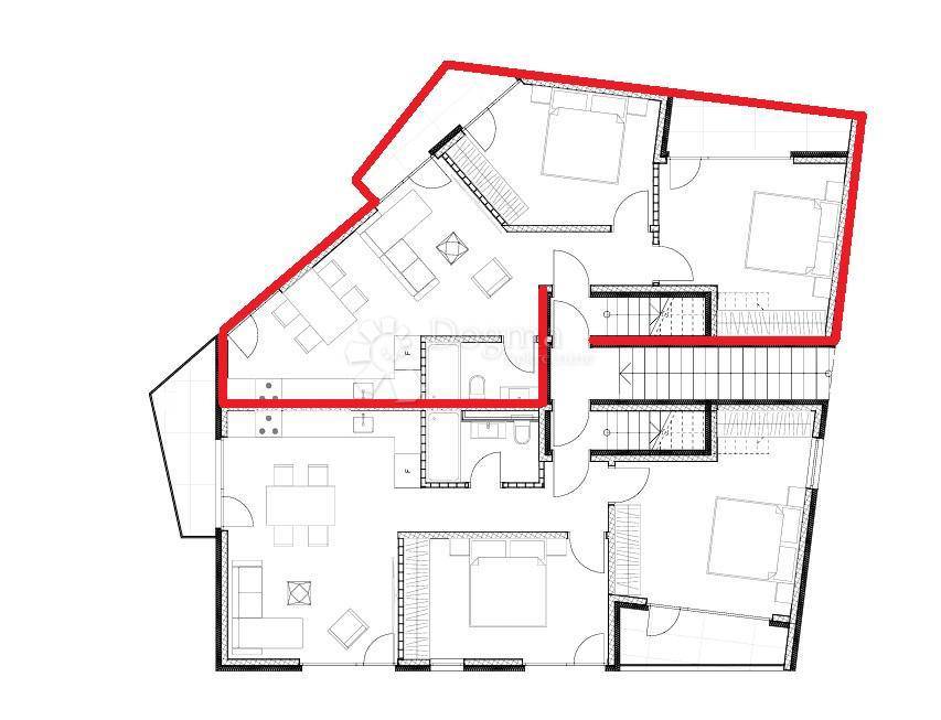 Stanovanje Poreč, 55,32m2