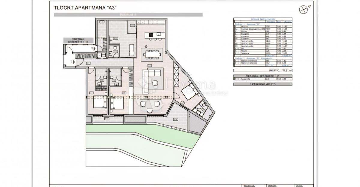 Stanovanje Opatija - Centar, Opatija, 181m2