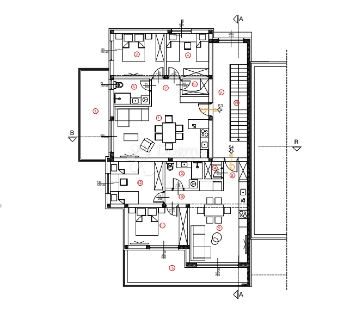 Stanovanje Brodarica, Šibenik - Okolica, 43,52m2