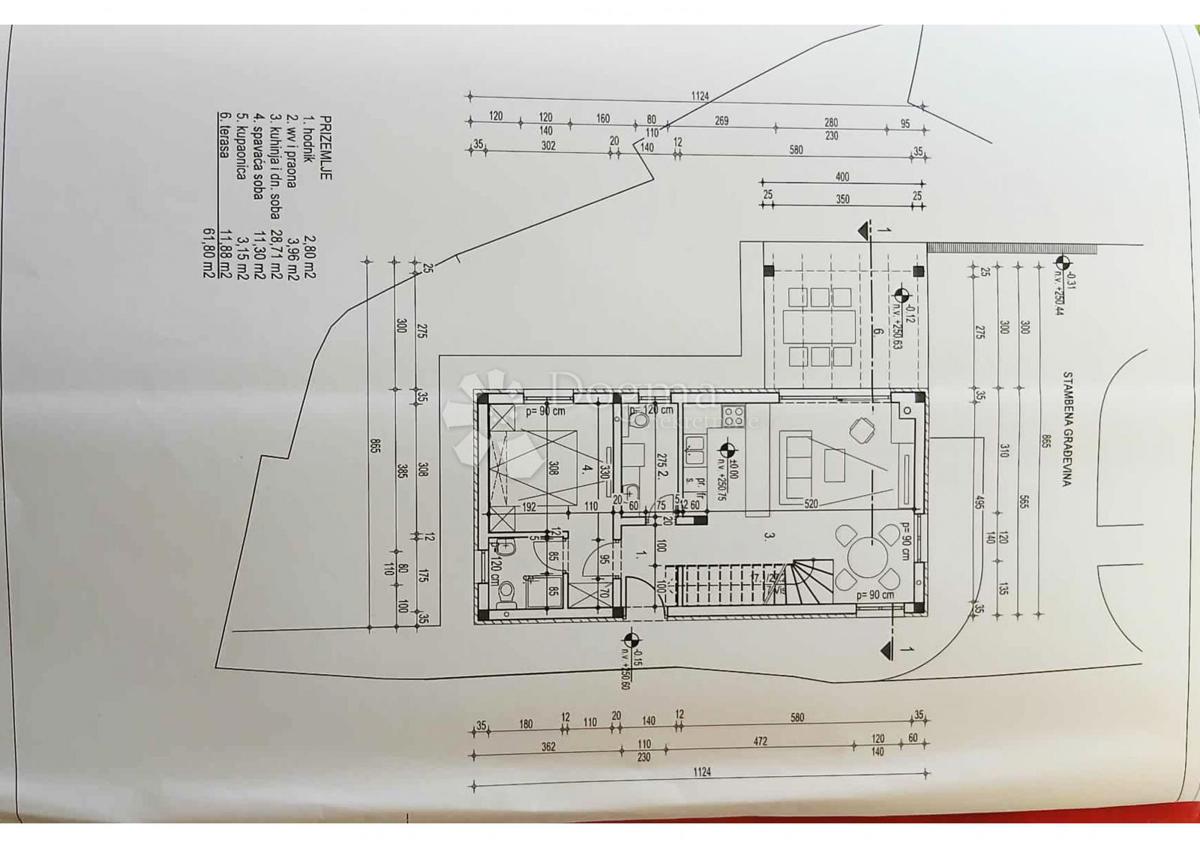 Zazidljivo zemljišče Svetvinčenat, 454m2