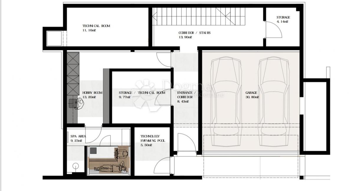 Hiša Jesenice, Dugi Rat, 355m2