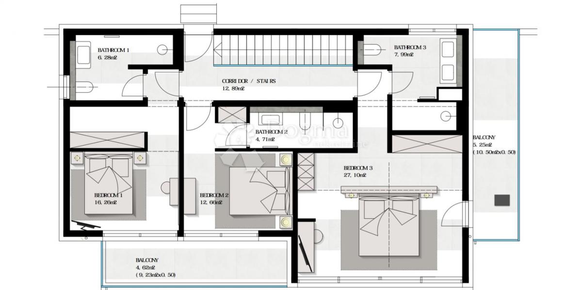 Hiša Jesenice, Dugi Rat, 355m2