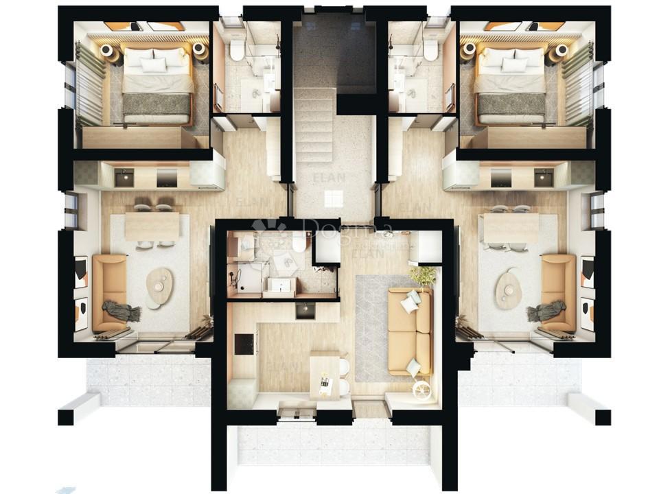 Stanovanje Marčelji, Viškovo, 41,50m2