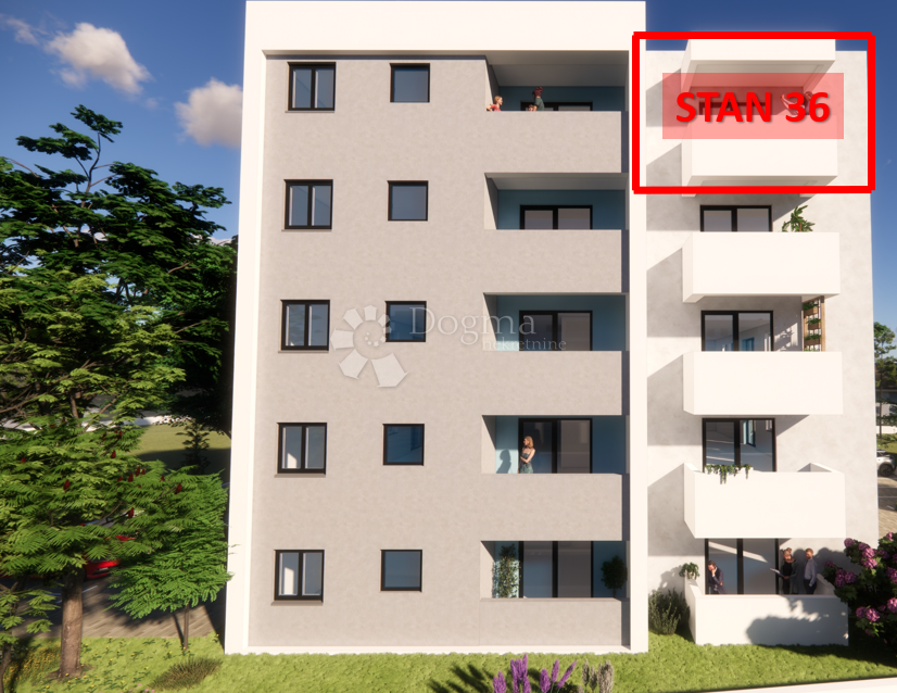 Stanovanje Monvidal, Pula, 54,96m2