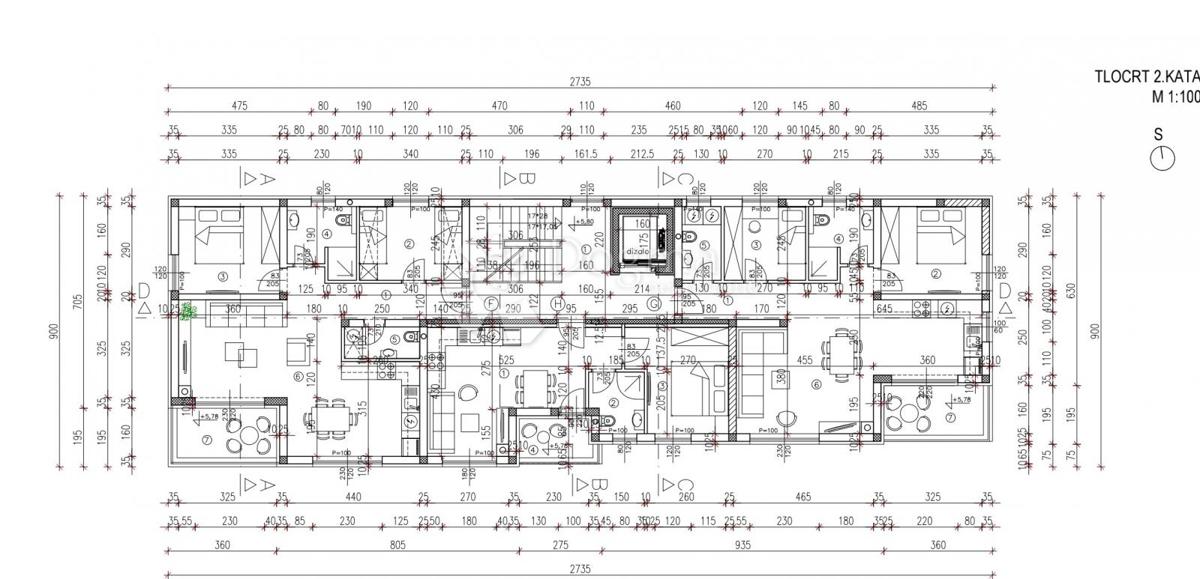 Stanovanje Perci, Poreč, 62m2
