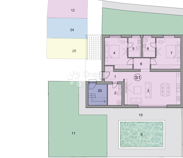 Apartma Škrapavac, Privlaka, 91,50m2