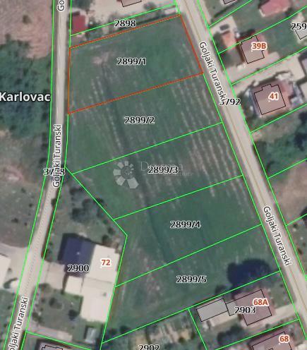 Zazidljivo zemljišče Turanj, Karlovac, 6,57m2