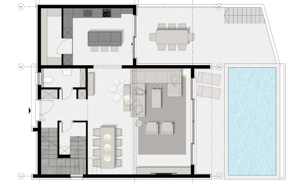 Hiša Jesenice, Dugi Rat, 254m2