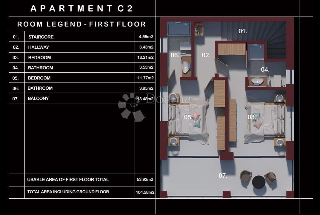 Hiša Poreč, 104,58m2