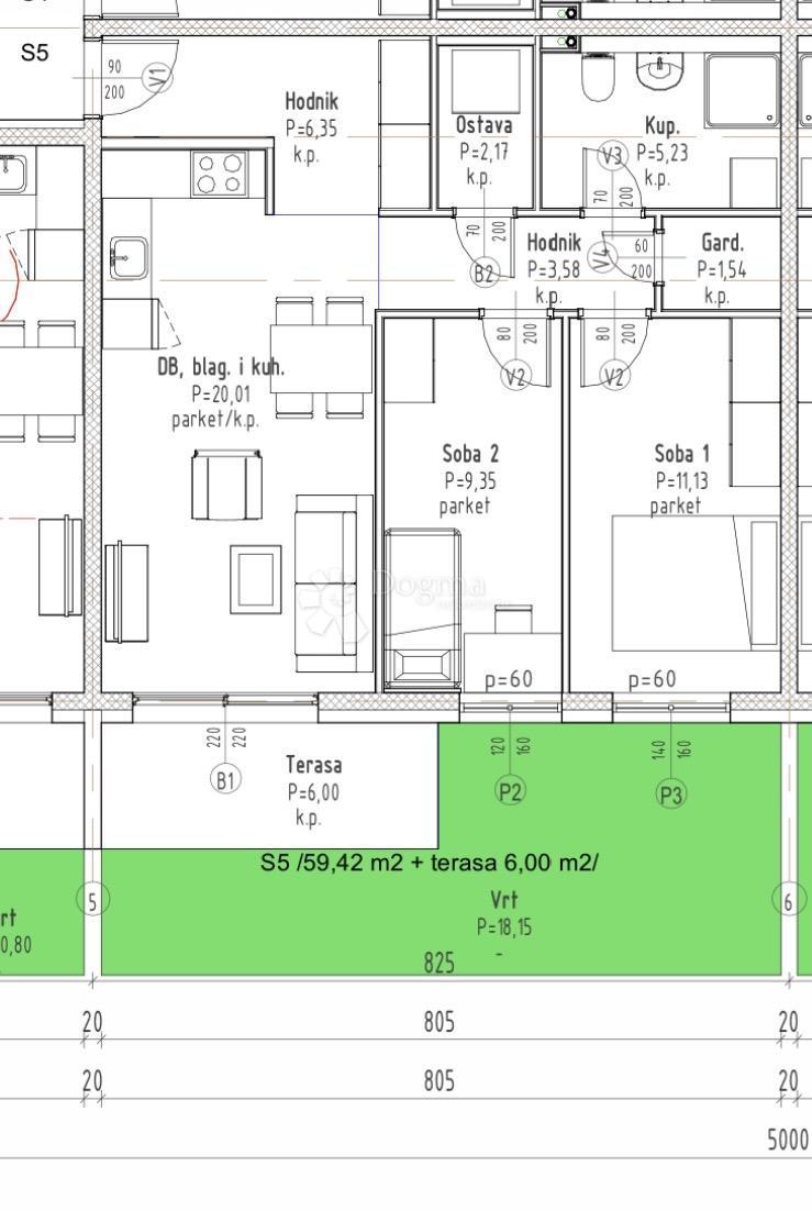 Stanovanje Gradići, Velika Gorica - Okolica, 44,16m2