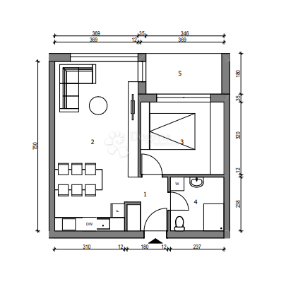Stanovanje Sloboština, Novi Zagreb - Istok, 80,72m2