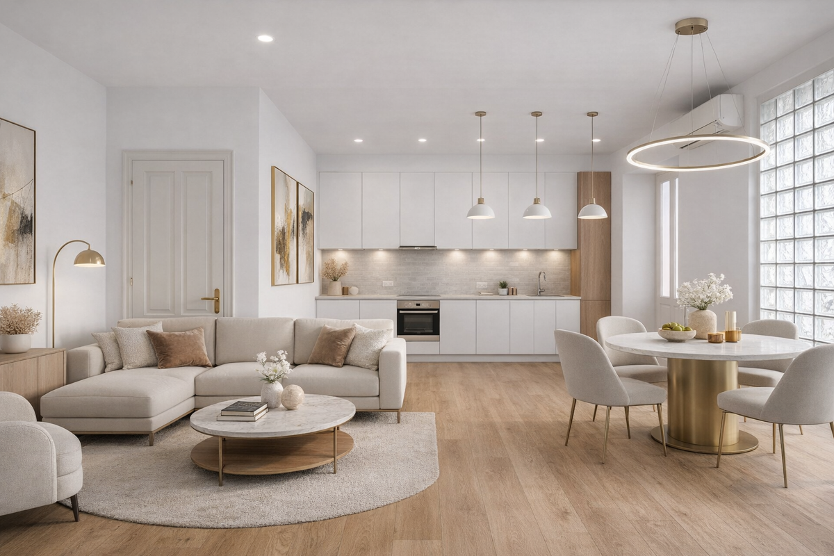 Stanovanje Belveder, Rijeka, 90,23m2